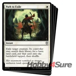 Path To Exile X4 M/NM Magic: The Gathering MTG Bloomburrow: Commander - Image 1