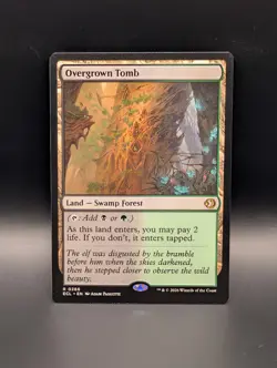 MTG - Overgrown Tomb - Normal - Land (Swamp/Forest) - ECL #266 - Rare - Image 1