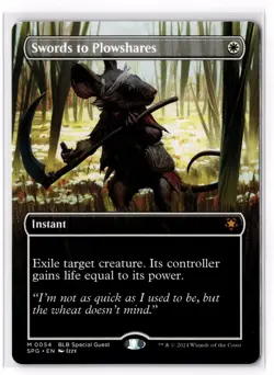 Swords to Plowshares (Borderless) 54 Special Guests Normal NM - Image 1