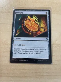 Mmmm Pizza Sol Ring - Sol Ring Commander: Teenage Mutant Ninja Turtles Regular - Image 1