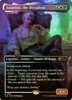 Astarion, the Decadent Foil D&D Secret Lair NM MTG - Image 1