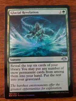 MTG FOIL Glacial Revelation - Modern Horizons - Image 1