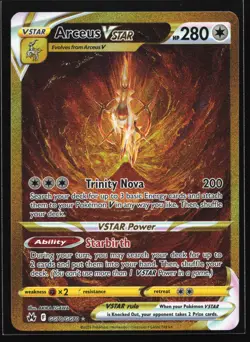 Arceus VSTAR GG70 Crown Zenith: Galarian Gallery Secret Rare Pokemon Card - Image 1