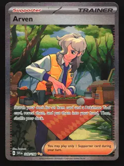 Arven 249/198 SV01: Scarlet & Violet Special Illustration Rare Pokemon Card - Image 1