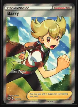 Barry (Full Art) 167/172 SWSH09: Brilliant Stars Ultra Rare Pokemon Card - Image 1