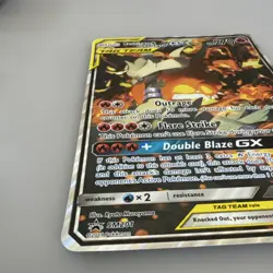 Pokemon Reshiram & Charizard GX SM201 Jumbo Cards TAG TEAM GX Promo Holo HP270 - Image 2