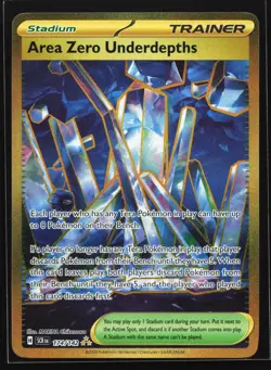 Area Zero Underdepths 174/142 SV07: Stellar Crown Gold Hyper Rare Pokemon Card - Image 1