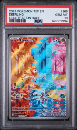2024 Pokemon Scarlet Violet Temporal Forces Deerling #165 PSA 10 - Image 1