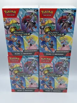 Pokemon TCG Scarlet & Violet Journey Together Booster Bundle (LOT OF 4) - Image 1