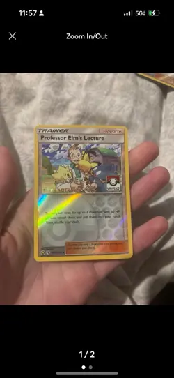 Pokemon Professor Elm's Lecture 188a/214 Promo Stamped Holo Trainer 1st place - Image 1