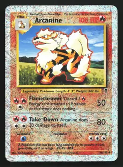 Arcanine 36/110 Legendary Collection Reverse Holo Pokemon Card - Image 1