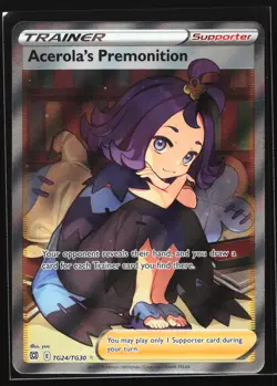 Acerola's Premonition TG24 Brilliant Stars Trainer Gallery Ultra Rare Pokemon - Image 1