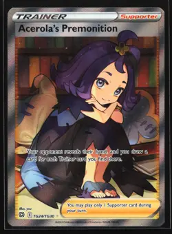 Acerola's Premonition TG24 Brilliant Stars Trainer Gallery Ultra Rare Pokemon - Image 1