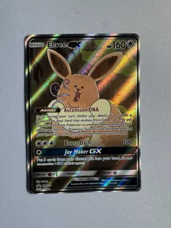 Pokemon TCG Eevee GX SM233 Promo Holo SM Basic 160HP Card Stock English Q-Rais - Image 1