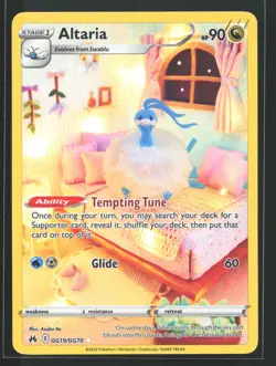 Altaria GG19 Crown Zenith Galarian Gallery Ultra Rare Pokemon Card - Image 1