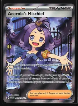 Acerola's Mischief 165/132 ME01: Mega Evolution Ultra Rare Pokemon Card - Image 1