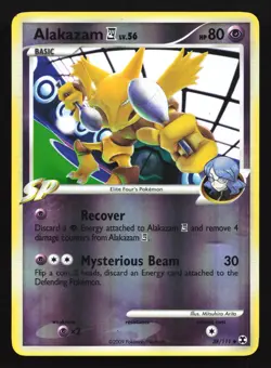 Alakazam E4 38/111 Rising Rivals Reverse Holo Pokemon Card - Image 1