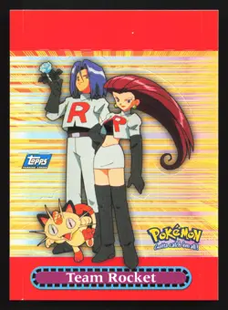 2000 Topps Pokemon TV Animation Edition Series 3 #5 Team Rocket Pop Ups - Image 1