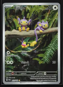 Aipom 211/182 Paradox Rift Illustration Rare Pokemon Card - Image 1