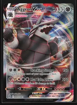 Aggron VMAX 097/172 SWSH09: Brilliant Stars Ultra Rare Pokemon Card - Image 1