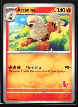 Arcanine My First Battle Charmander Stamp Pokemon Card - Image 1