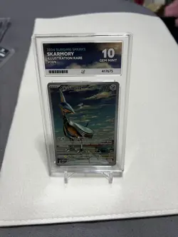 Pokemon TCG Skarmory 209/191 Surging Sparks Illustration Rare Ace 10 - Image 1