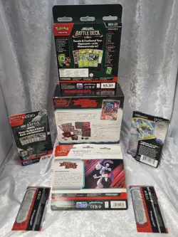 MEGA Pokemon Lot! Destined Rivals ETB, Meowscarada EX Deluxe Battle Deck, & MORE - Image 2