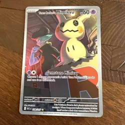 Pokemon TCG Team Rocket’s Mimikyu 238 /217 Ascended Heroes IR illustration Rare - Image 1