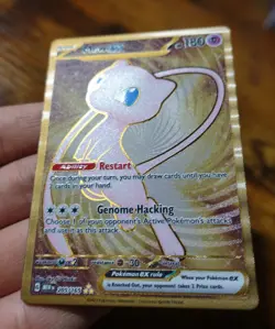 Mew ex 205/165 Metal Scarlet & Violet 151 UPC Promo Metal Pokemon Card - Image 3