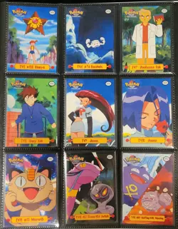LP! BLUE Label COMPLETE Puzzle Set TV1-TV13 Topps Pokemon Series 1 - Image 4