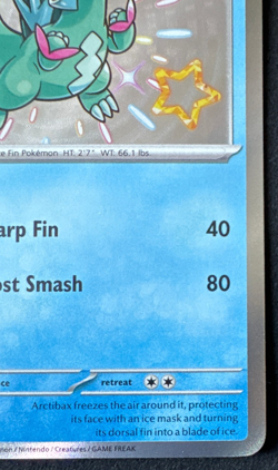 ARTIBAX 129/091 NM SHINY RARE PALDEAN FATES POKEMON 2024 - Image 3