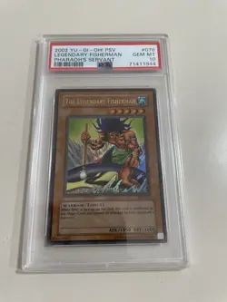 Yu-Gi-Oh PSV-076 the Legendary Fisherman PSA 10 - Image 1