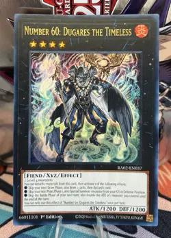 Number 60: Dugares the Timeless (UR) RA02-EN037 1st Ed. Yugioh! NM - Image 1