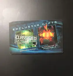 World of Warcraft BlizzCon 2011 Murkablo Murloc Diablo Pet L00t Card UNUSED - Image 2
