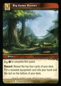 Big Game Hunter - Heroes of Azeroth - World of Warcraft TCG - Image 1