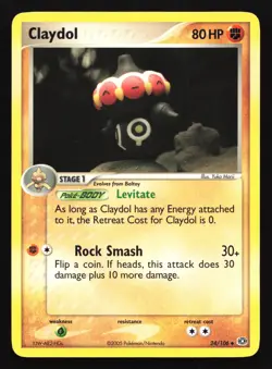 Claydol 24/106 Emerald Uncommon Pokemon Card - Image 1