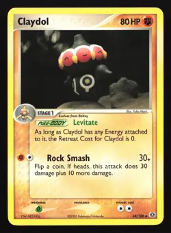 Claydol 24/106 Emerald Uncommon Pokemon Card - Image 1