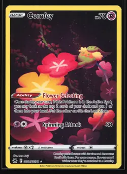 Comfey GG14/GG70 Crown Zenith: Galarian Gallery Ultra Rare Pokemon Card - Image 1