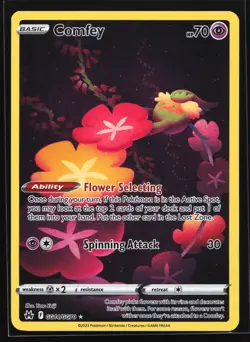 Comfey GG14/GG70 Crown Zenith: Galarian Gallery Ultra Rare Pokemon Card - Image 1