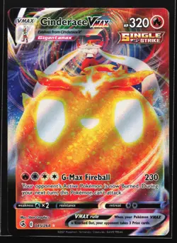 Cinderace VMAX 045/264 SWSH08: Fusion Strike Ultra Rare Pokemon Card - Image 1