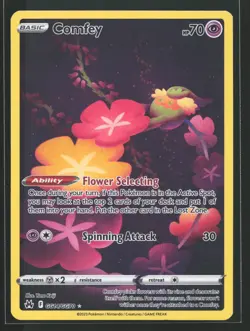 Comfey GG14 Crown Zenith Galarian Gallery Ultra Rare Pokemon Card - Image 1