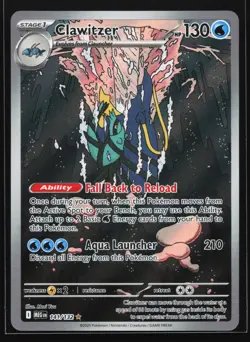 Clawitzer 141/132 ME01: Mega Evolution Illustration Rare Pokemon Card - Image 1