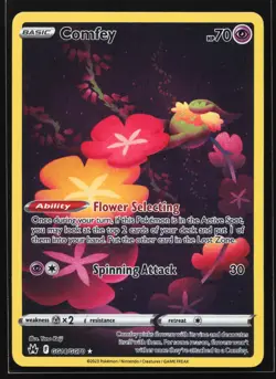 Comfey GG14 Crown Zenith: Galarian Gallery Ultra Rare Pokemon Card - Image 1