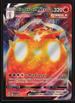 Cinderace VMAX 045/264 SWSH08: Fusion Strike Ultra Rare Pokemon Card - Image 1