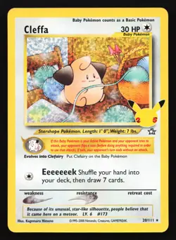 Cleffa 20/111 Celebrations: Classic Collection Pokemon Card - Image 1