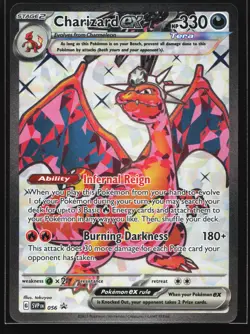 Charizard ex 056 SV: Scarlet & Violet Black Star Promo Pokemon Card - Image 1