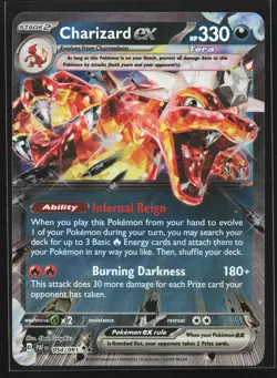 Charizard ex 054/091 SV: Paldean Fates Double Rare Pokemon Card - Image 1