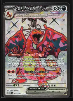 Charizard ex 215/197 SV03: Obsidian Flames Ultra Rare Pokemon Card - Image 1