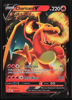 Charizard V 017/172 SWSH09: Brilliant Stars Ultra Rare Pokemon Card - Image 1