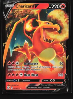 Charizard V 017/172 SWSH09: Brilliant Stars Ultra Rare Pokemon Card - Image 1